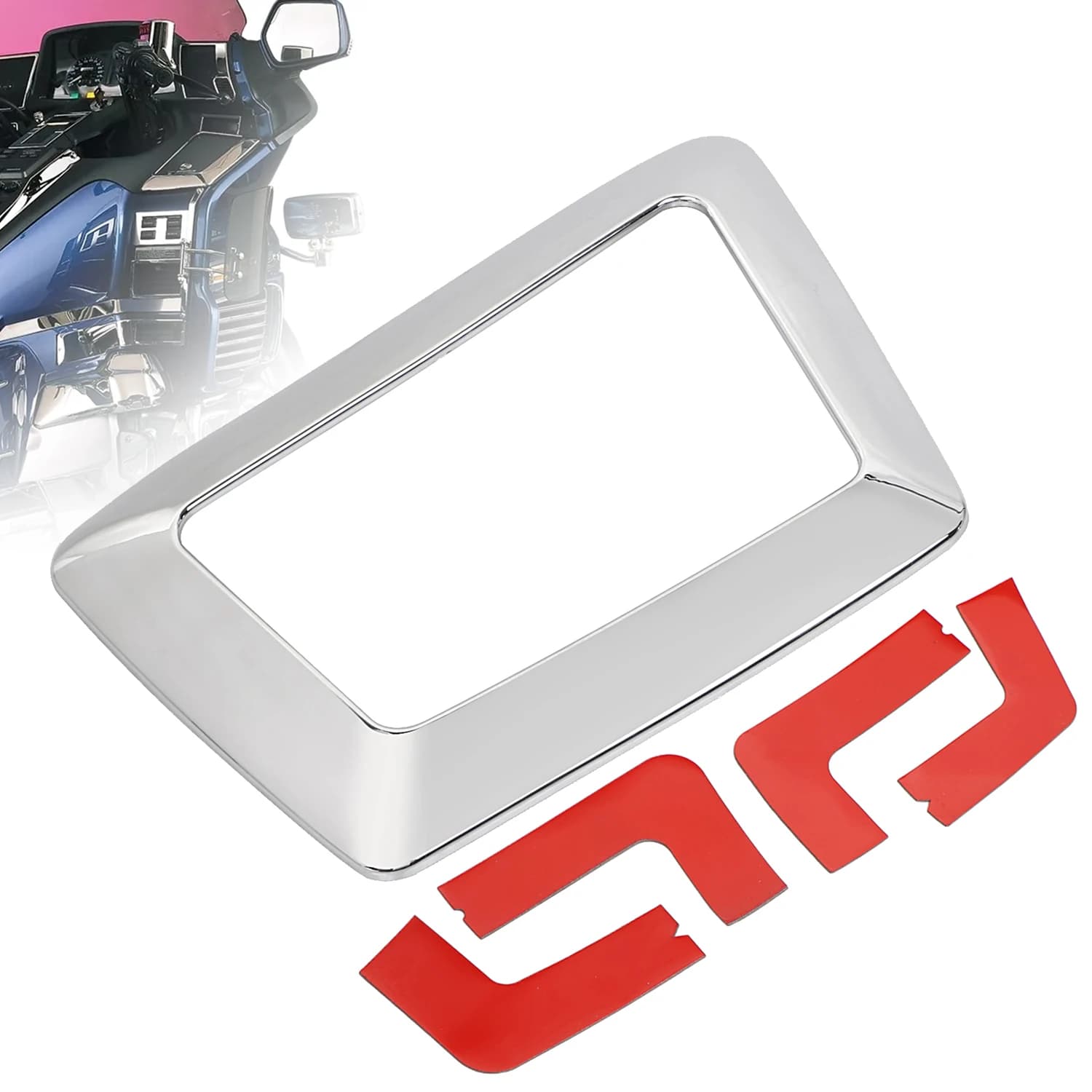 Per Honda Goldwing GL1500 1988-2000 GL1500A GL1500I GL1500SE Piastra Cromata Decorativa per Vano Portaoggetti Moto