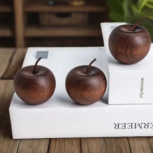 Apple diffusing wood home fragrance wood decorative piece