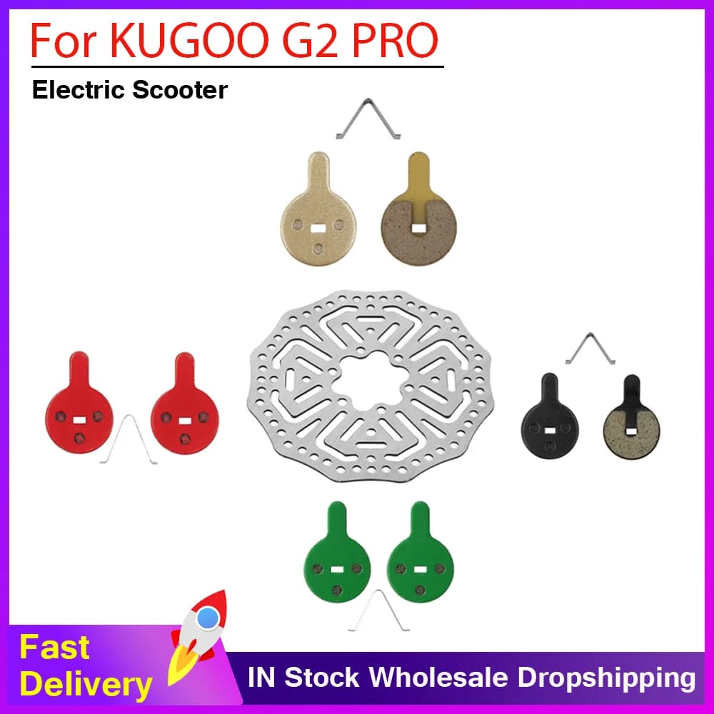 6 Hole 140MM Brake Disc With 6 Screw for KUGOO G2 PRO Electric Scooter Brake Disc Rotors With Disc Brake Pads Replacement Part