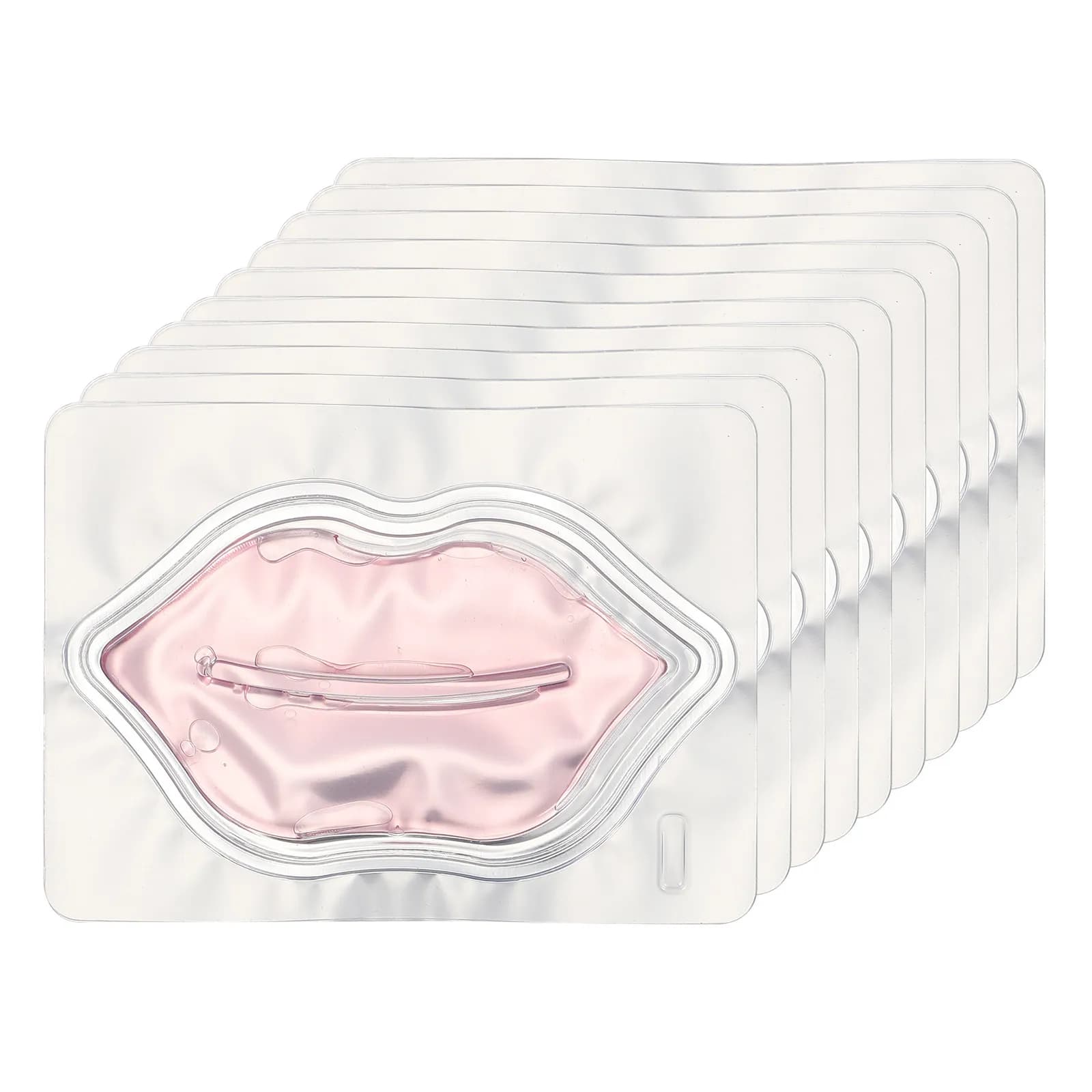 10 Pieces Masks Lips Moisturizing Nutrients Patch Soft Not Fabric for Lip Care Film Collagen Mask Patch for Labbra