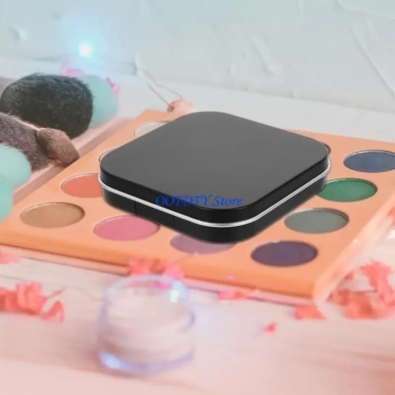 367A Shut Cosmetic Storage Boxes Makeup Holder Matte Finish Empty Eyeshadow Palette For Purse Or Travel