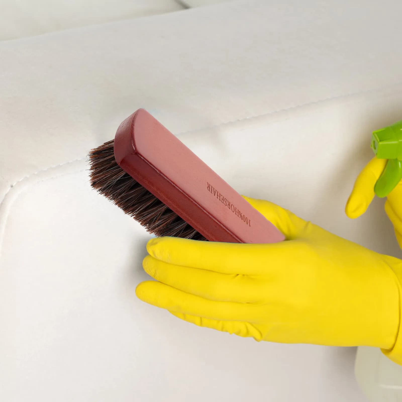 Kit di 3 Spazzole in Crine di Cavallo per Pulizia Premium di Scarpe, Divani, Sedili Auto, Applicazione di Cera Senza Disordine