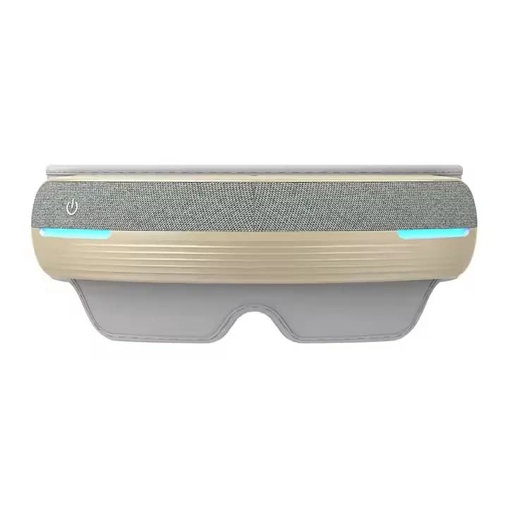 Popolare vendita calda Musica Bluetooth ricaricabile 2 in 1 Aria calda compressa Migliora il sonno e riduce lo stress Testa multifunzionale Ey