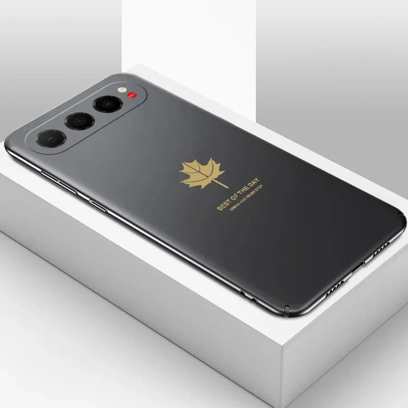 Skinlee For Nubia Air Cover Custodia morbida in silicone TPU di lusso con foglia d'acero per involucro posteriore Nubia Air