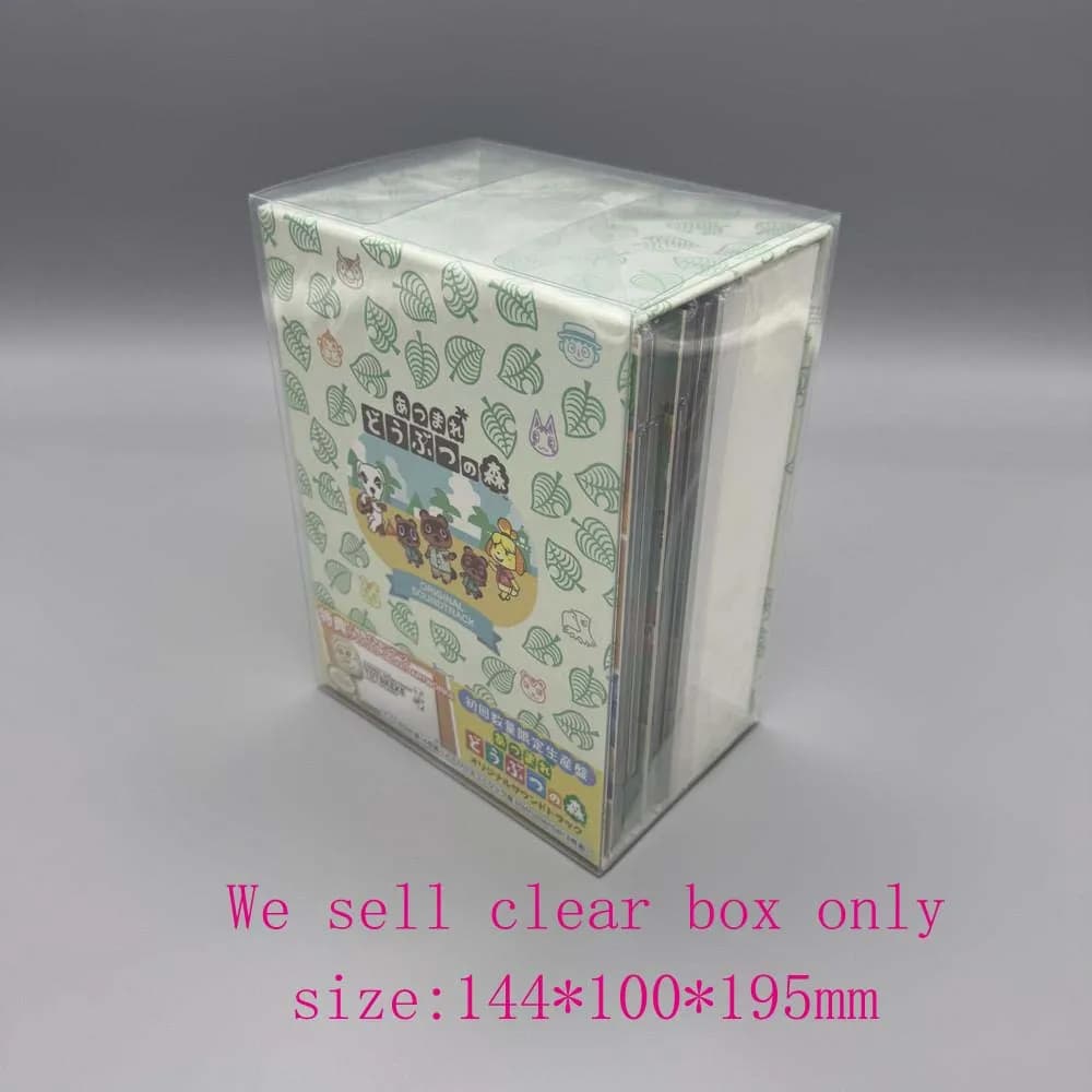 1 scatola protettiva per Animal Crossing: New Horizons OST CD Vetrina trasparente per raccolta scatola