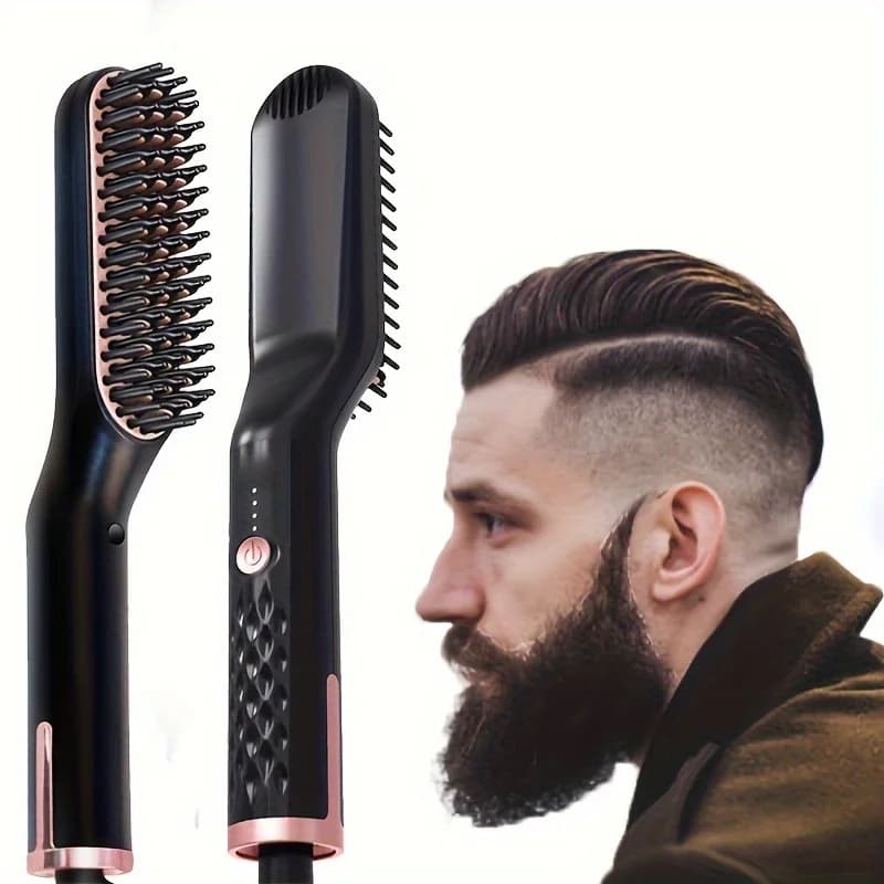 Men's Beard Smooth comb Brush to smooth ion hair comb for smoothing portable anti-coating brush for hair anti-crespo