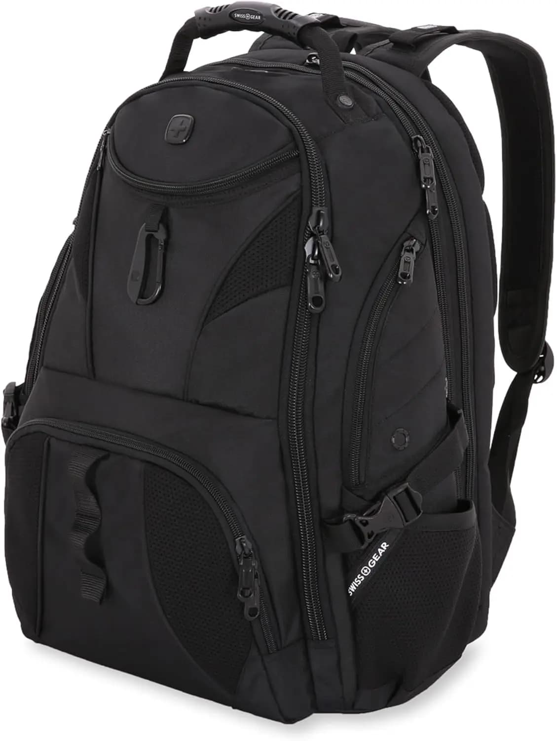 Zaino per Laptop TSA da 17 Pollici, Protezione RFID, Tasca per Tablet, Adatto per Aeroporti, Nero