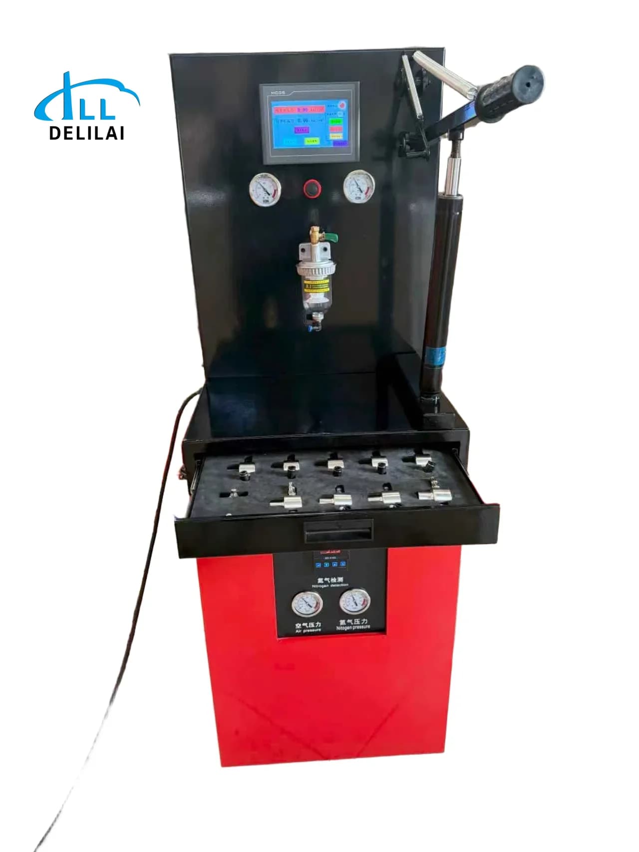 Dispositivo per Cambio Olio Ammortizzatori e Gonfiatore Automatico di Pneumatici ad Azoto AC 220-240V