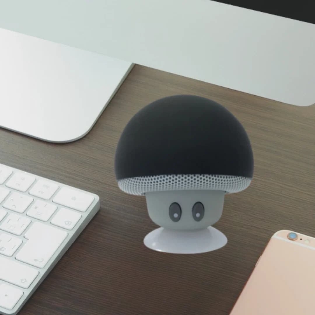 Altoparlante Bluetooth a fungo Supporto per vari smartphone Altoparlante Bluetooth wireless con piccola ventosa Adatto per feste in famiglia