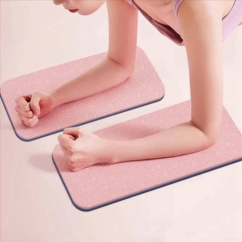 4X Gomitiera per yoga Cuscino per esercizi Ginocchiere di supporto ispessito per ginocchia Polsi Gomiti Il tuo tappetino per yoga 1