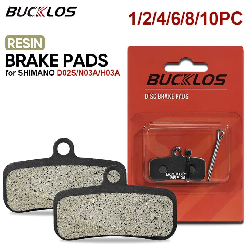 BUCKLOS Resin Bicycle Brake Pads for SHIMANO M8020 Wear-resistant MTB Road Bike Disc Pad Hydraulic Disk Brake Pads for N03A H03A