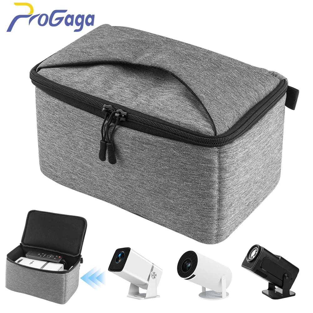 PROGAGA Mini Proiettore Borsa da Trasporto Custodia da Trasporto Portatile Borsa da Viaggio per HY300 Pro HY300W HY320 Mini PG370 TD80W Mini Proiettore