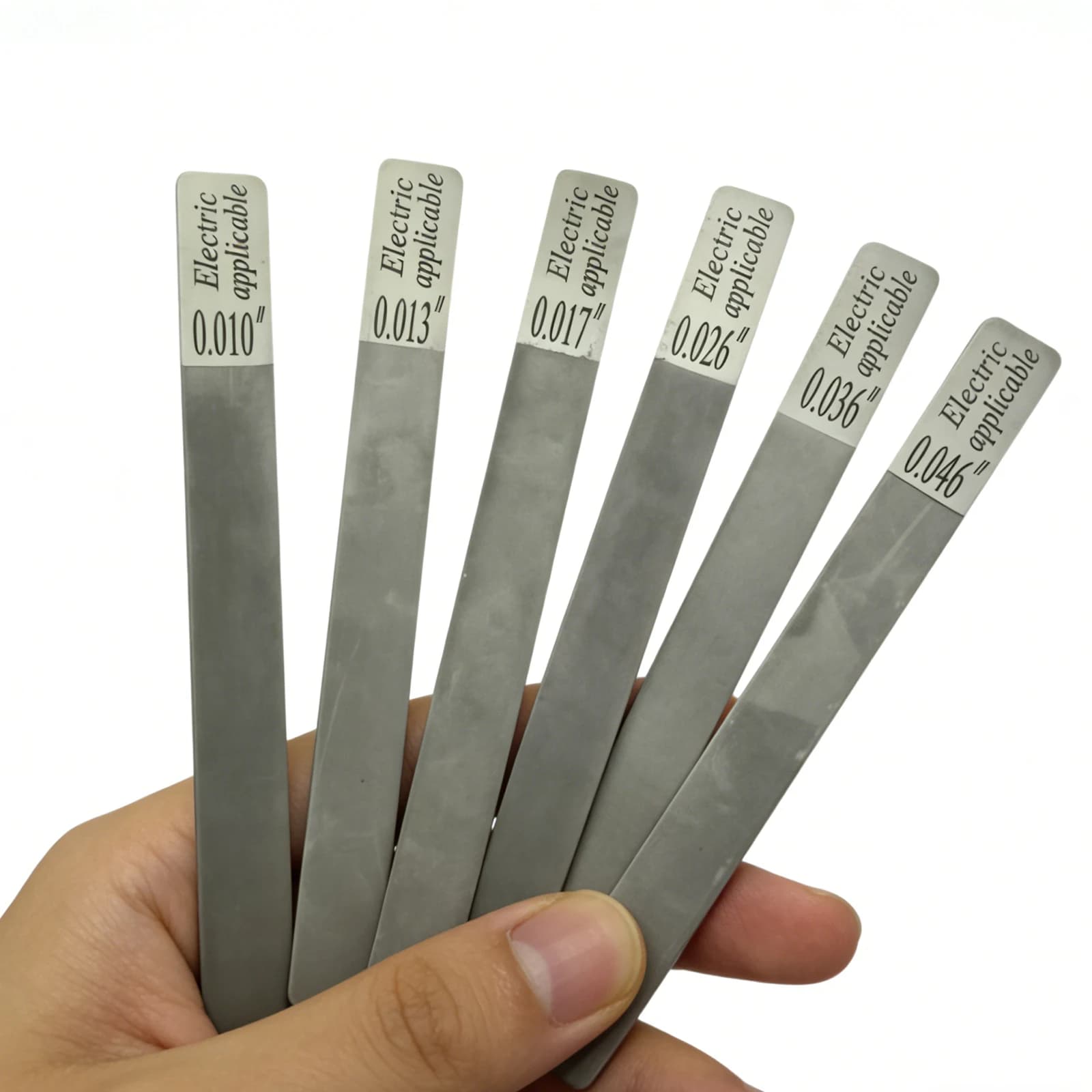 Set di 6 Lime per Fretboard Chitarra, Lime in Lega Resistenti all'Usura per la Corona dei Tasti, per Chitarre Elettriche, Acustiche e Bassi