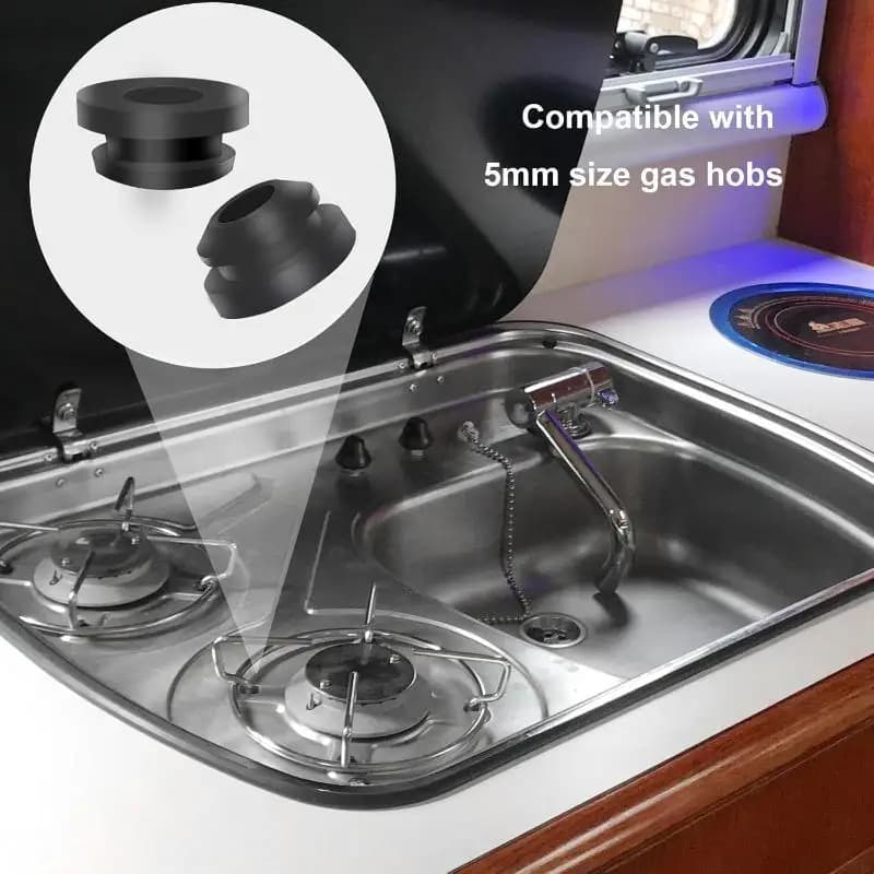 ⭐10/20PC Stoves Rubber Plug Grommet Sleeve Pan Hob For Smev Dometic Motorhome Camper 44990000122 Van Camper Accessories Car Tool