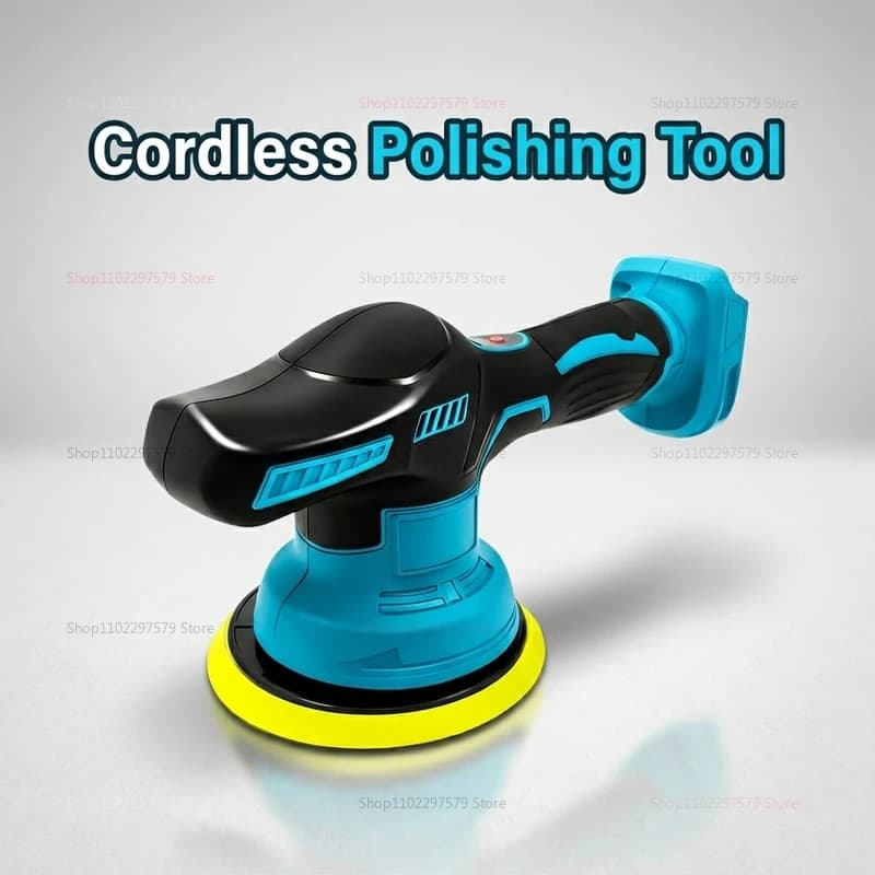 Cordless 18V Car Polisher Electric Polishing Machine Wireless Waxing Sanding Sealing Glaze Tool Auto Detailing Sander Power Tool