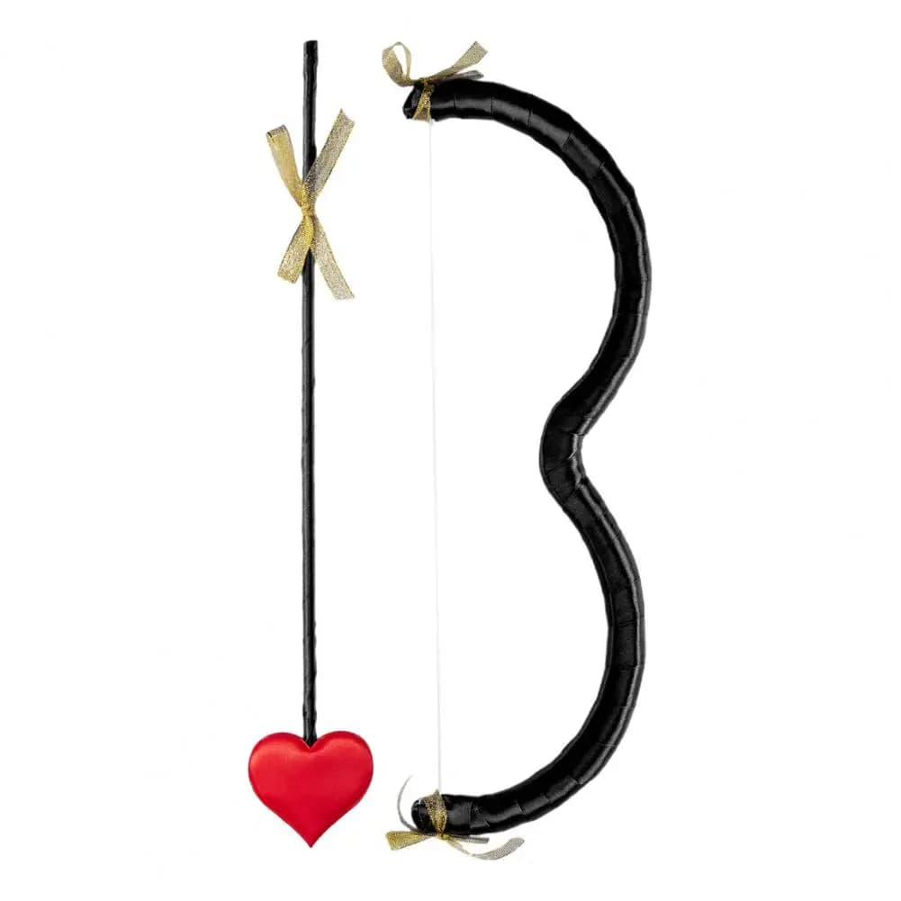 Simbolo d'amore Cupido Freccia Cupido Arco Freccia Set San Valentino Arco a forma di cuore Freccia Prop per riprese fotografiche Costume di scena