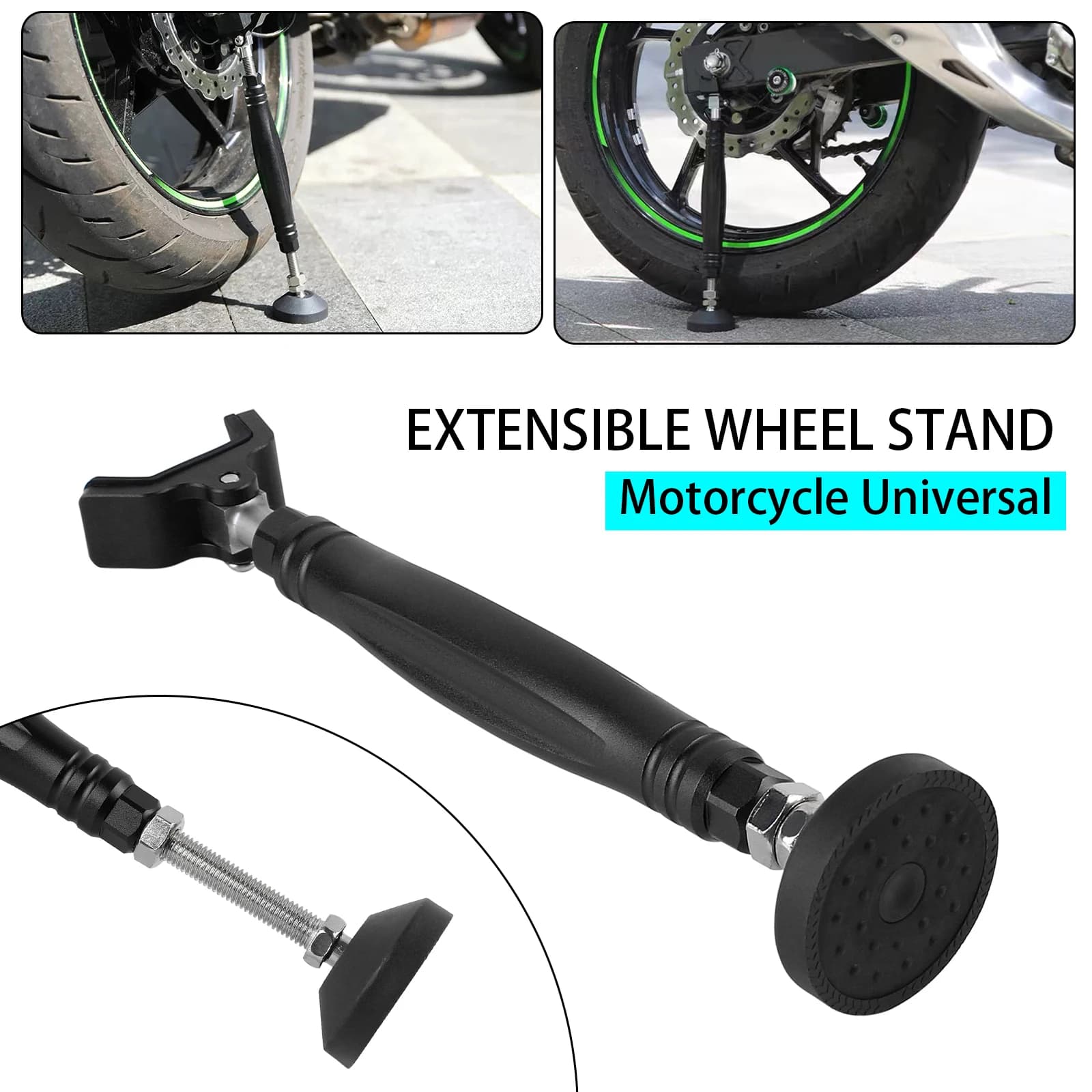 Supporto per moto CNC Supporto per pulizia catena ruota Telaio bilanciatore Ascensore con gancio di bloccaggio freno per KTM Yamaha Kawasaki Suzuki Honda