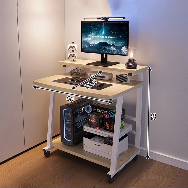 Scaffali PC Studio Scrivanie per computer Studenti Gaming Trucco Scrivanie per computer in piedi Tastiera per notebook Escritorios Mobili alla moda