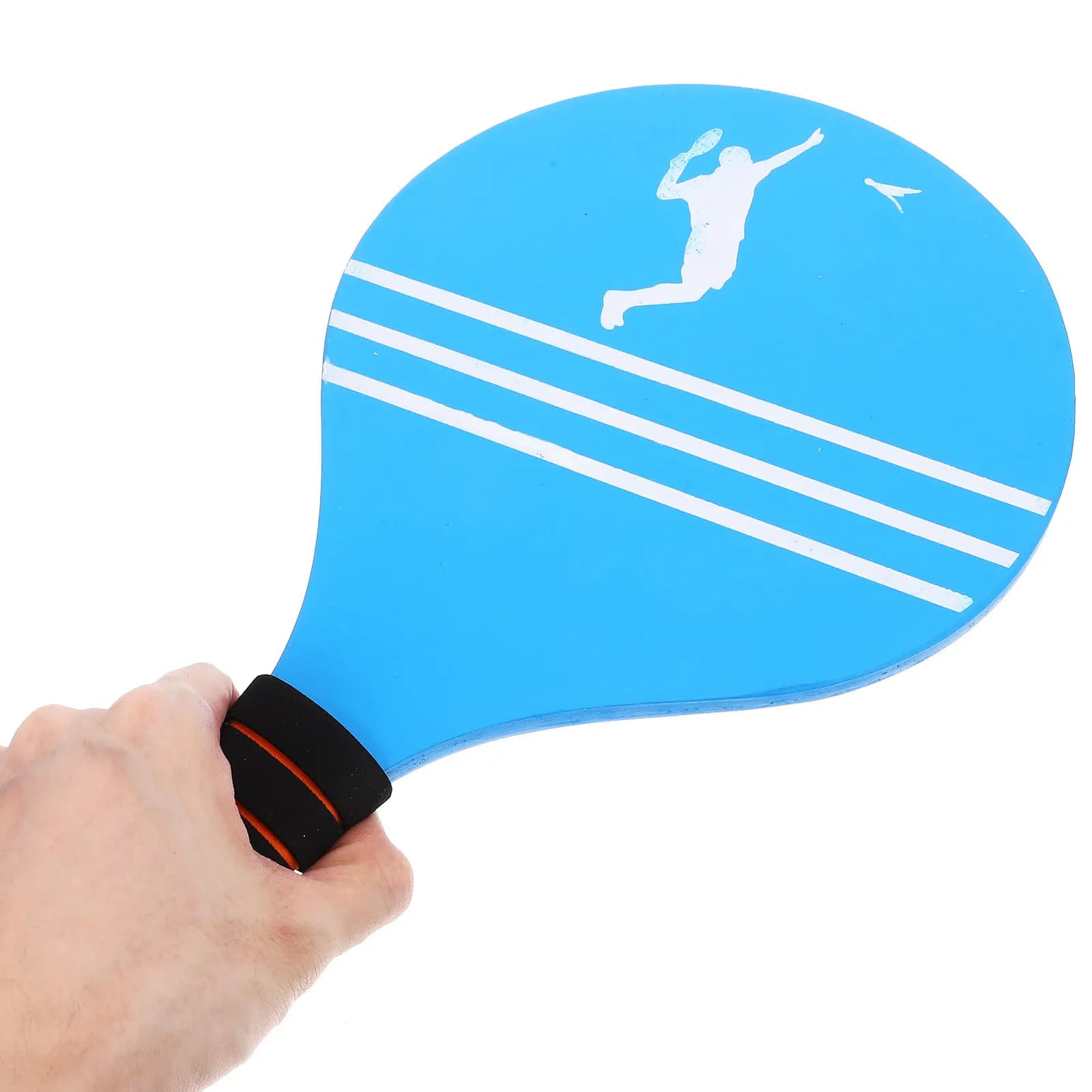 Set di Racchette da Spiaggia in Legno con Impugnatura Comoda, Multiuso per Badminton, Tennis e Giochi con la Palla, Attrezzatura Portatile da Campeggio per Giardino