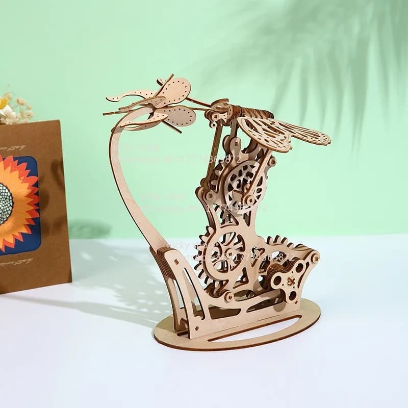 Mechanical Butterfly Simulation Puzzle Wooden Children's Early Education