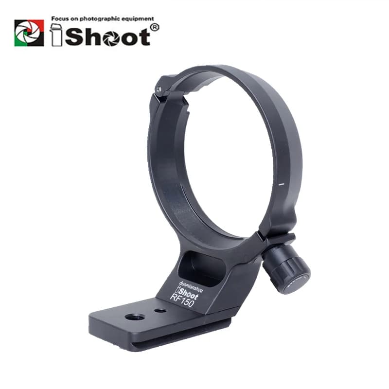 Collare per obiettivo iShoot per Canon RF 100-500mm F4.5-7.1L IS USM Anello di montaggio per treppiede compatibile con ARCA SUNWAYFOTO LEOFOTO RRS