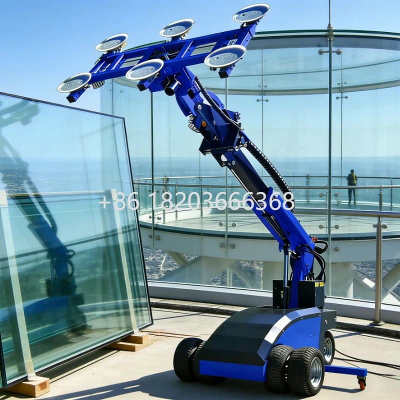 Robot per l'Installazione del Vetro Personalizzato in Offerta Speciale con Componenti Principali, Sollevatori per Costruzioni, Robot Sollevatore a Vuoto per Vetro