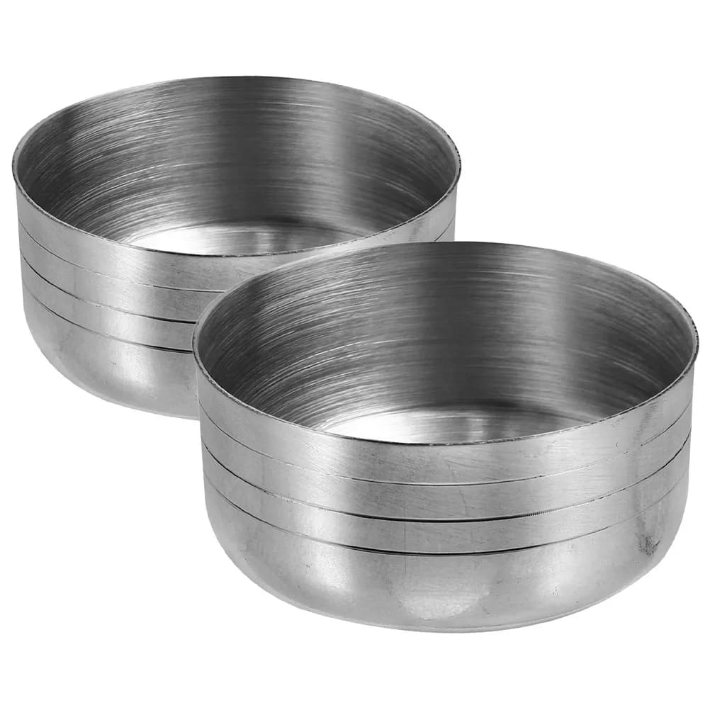 2Pcs Stainless Steel Shaker Cup Lid Splash Proof Lightweight Bar Supply Replacement Lid for Cocktail Juice Tea Shaker Tumblers