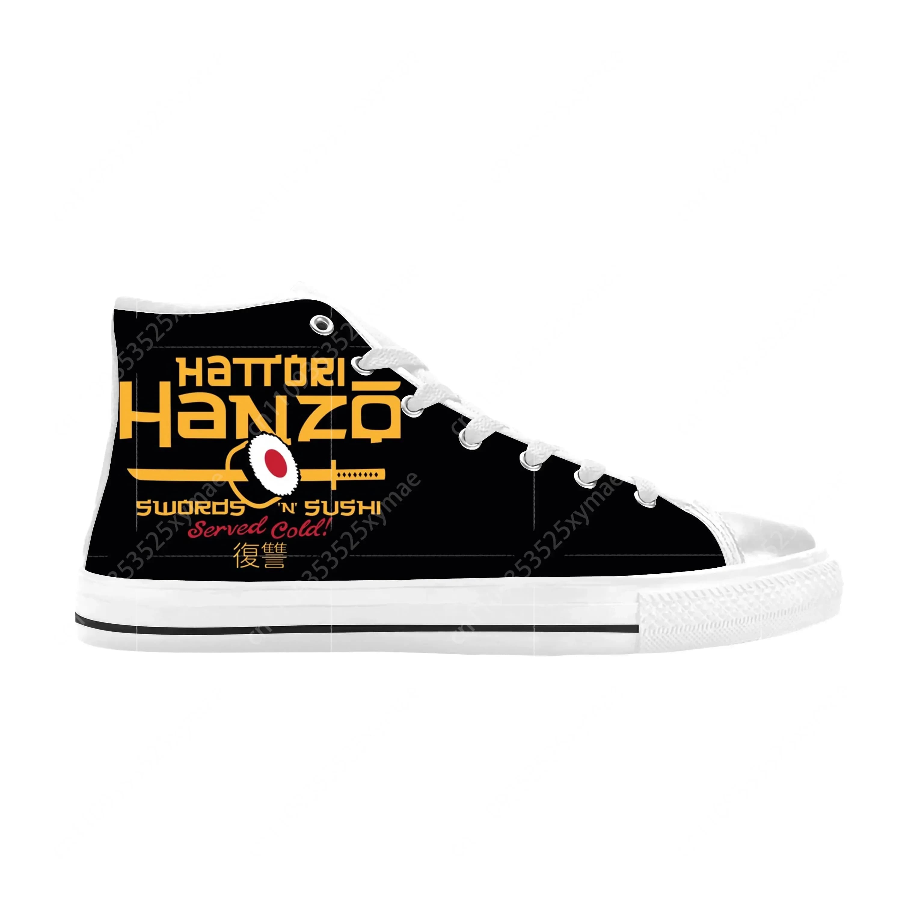 Scarpe Casual Hattori Hanzo Samurai Swords Kill Bill Katana, Sneakers Traspiranti Comode con Stampa 3D per Uomo e Donna