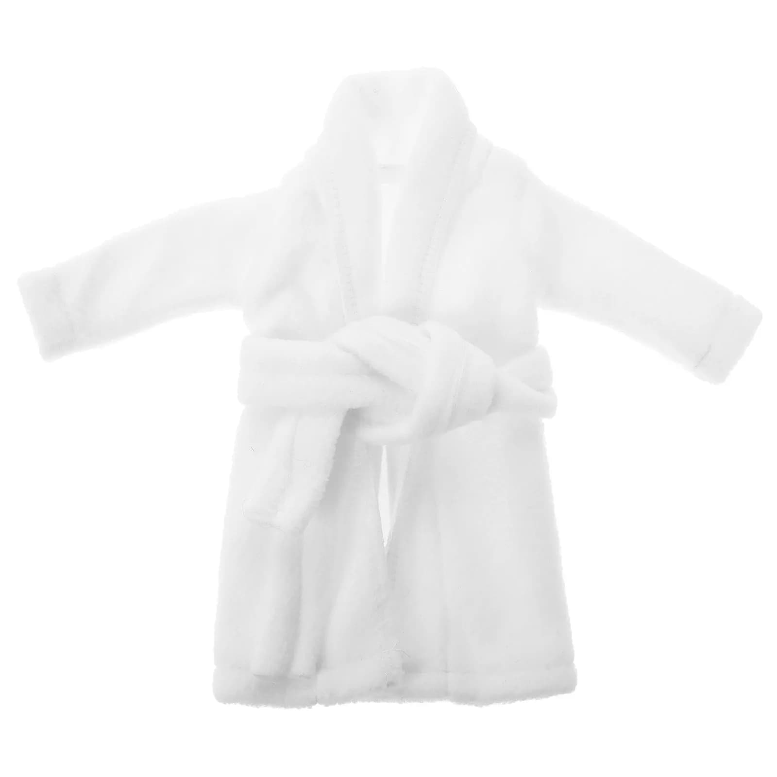 Miniature Bathrobe Party Accessory Mini Clothing Dressing Gown Simple Stylish Mini Bathrobe Clothing Dressing Gown