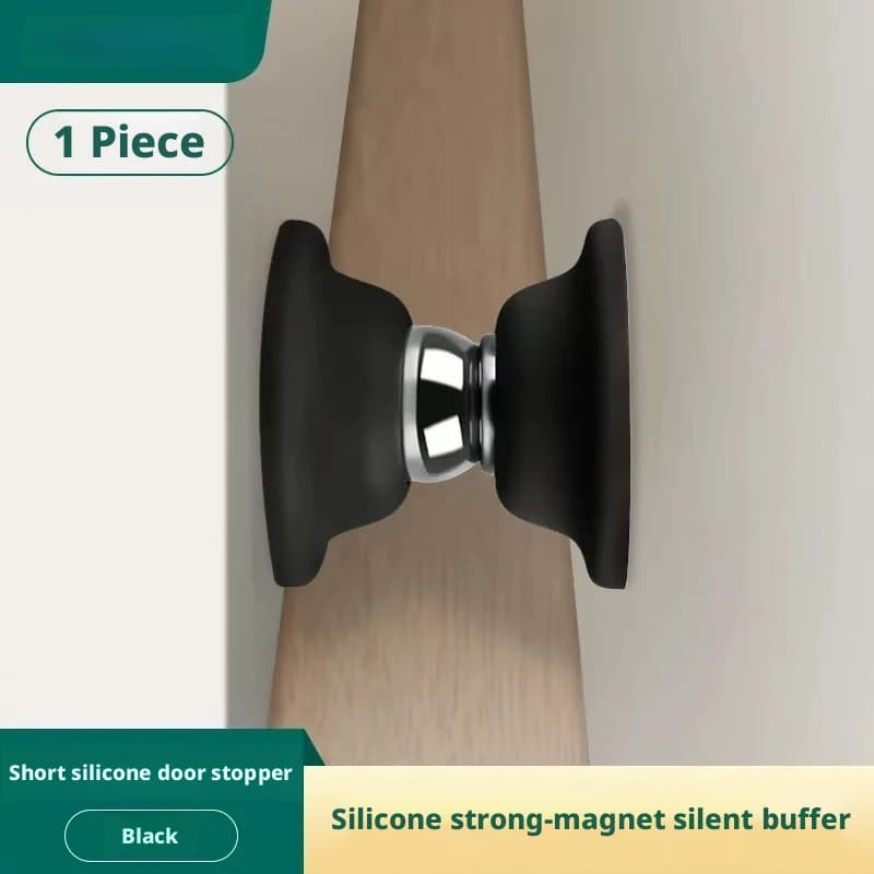 Fermo Porta Magnetico in Silicone Ultra Resistente, Silenzioso Anti-Collisione, Protezione Murale Senza Foratura, Adatto per Casa