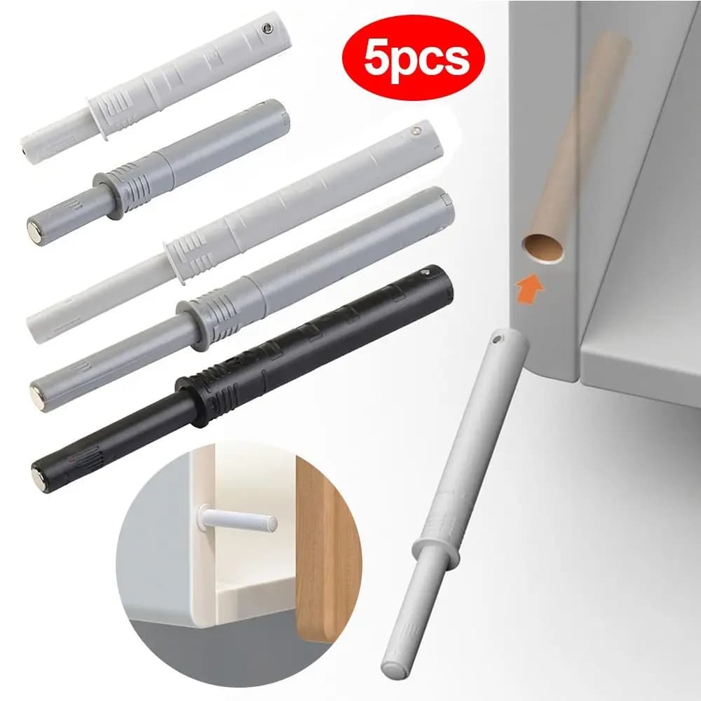 5pcs Home Soft Quiet Closer Damper buffer Open Touch Door Stopper armadio cattura porta buttafuori porta dell'armadio aspirazione
