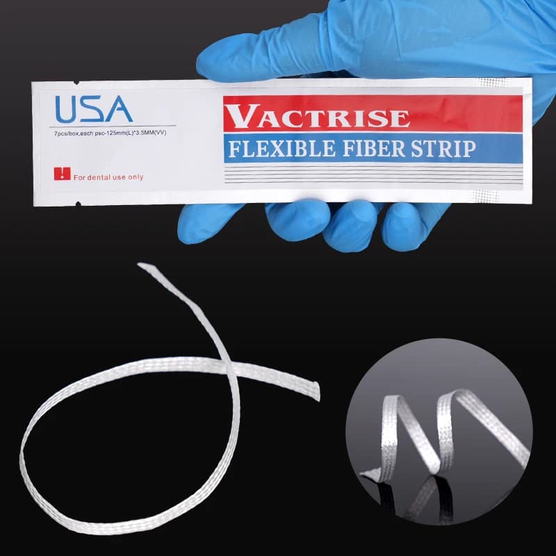 1pc Dental Fiber Splint Glass Flexible Fiber Strip Composite Light Resin Cure Bonding Strips Dentistry Orthodontic Materials