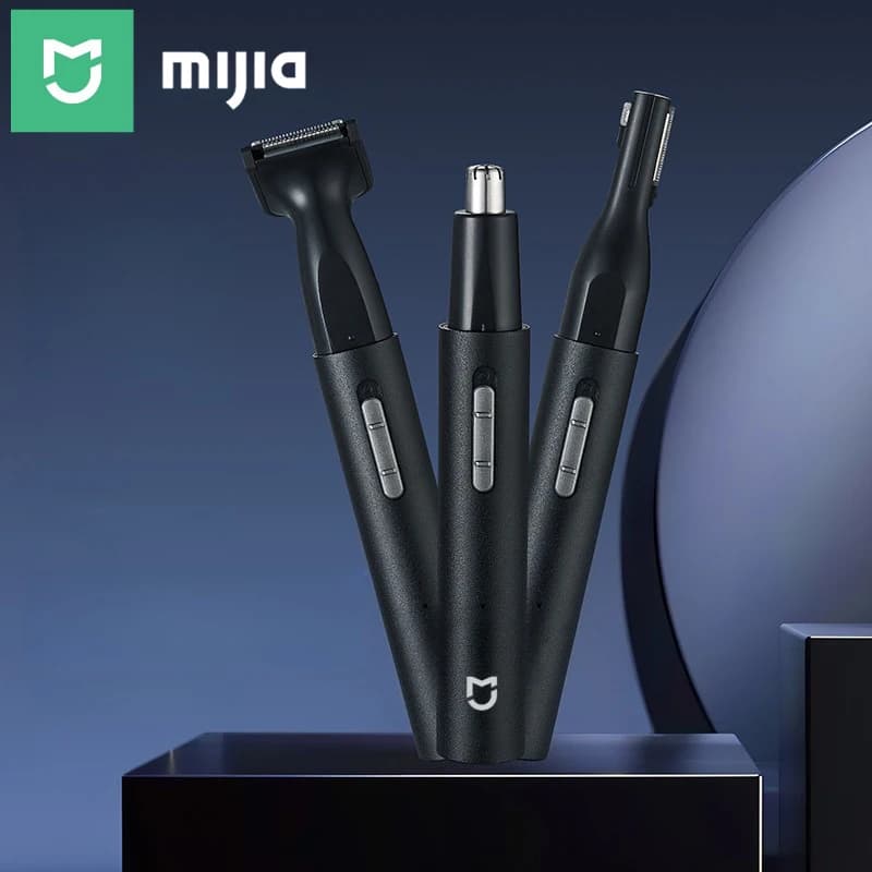Mijia Electric Razor 3 in 1 for Naso, Earrings, Eyebrows and Barba, Rechargeable and painless