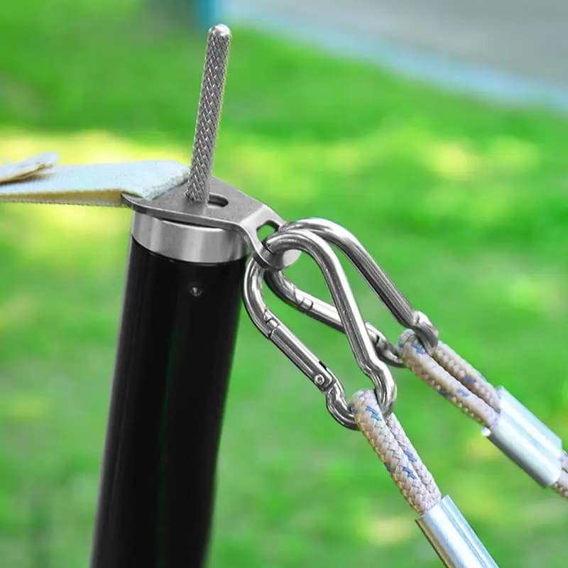 Tenditore per cavo Tenditore per Guyline da campeggio in acciaio inossidabile Accessori per tende Fibbia per corda antivento Attrezzatura da campeggio Tenda con gancio fisso