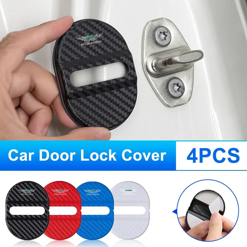 4 car lock covers, waterproof and anti-rust, protection caps for car door accessories Aston Martin Vantage DBX DBS DB11 DB12
