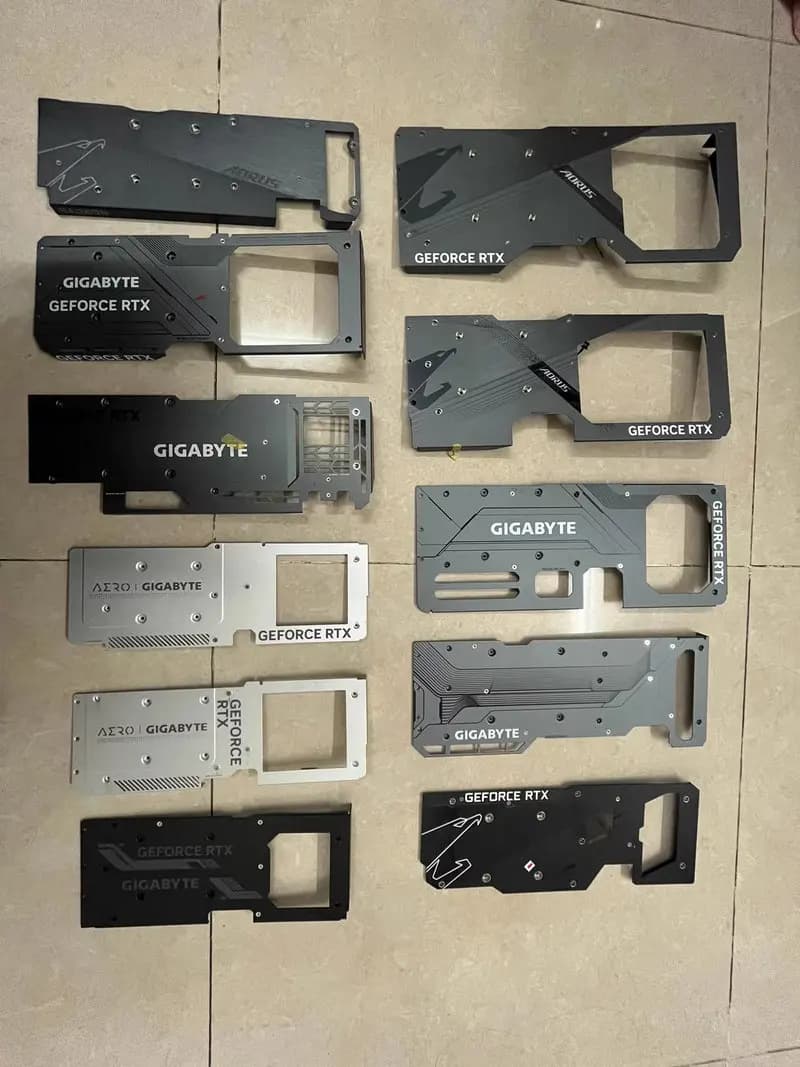 The Backplate for Gigabyte RTX3080ti RTX3090 RTX4060 RTX4070 Graphics Video Card