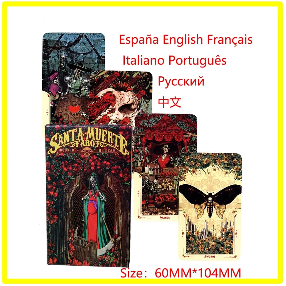 Tarocchi Carte da mazzo di Babbo Natale Divinazione del destino Giochi da tavolo Carte da gioco Festa in famiglia Gioco da tavolo Intrattenimento in tarocchi spagnoli