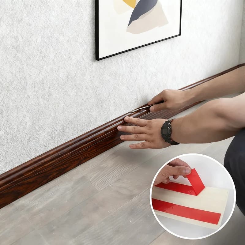 1 roll of self-adhesive waterproof 3D stickers for wall life line, decorative edges for living room, bedroom, kitchen, tile board