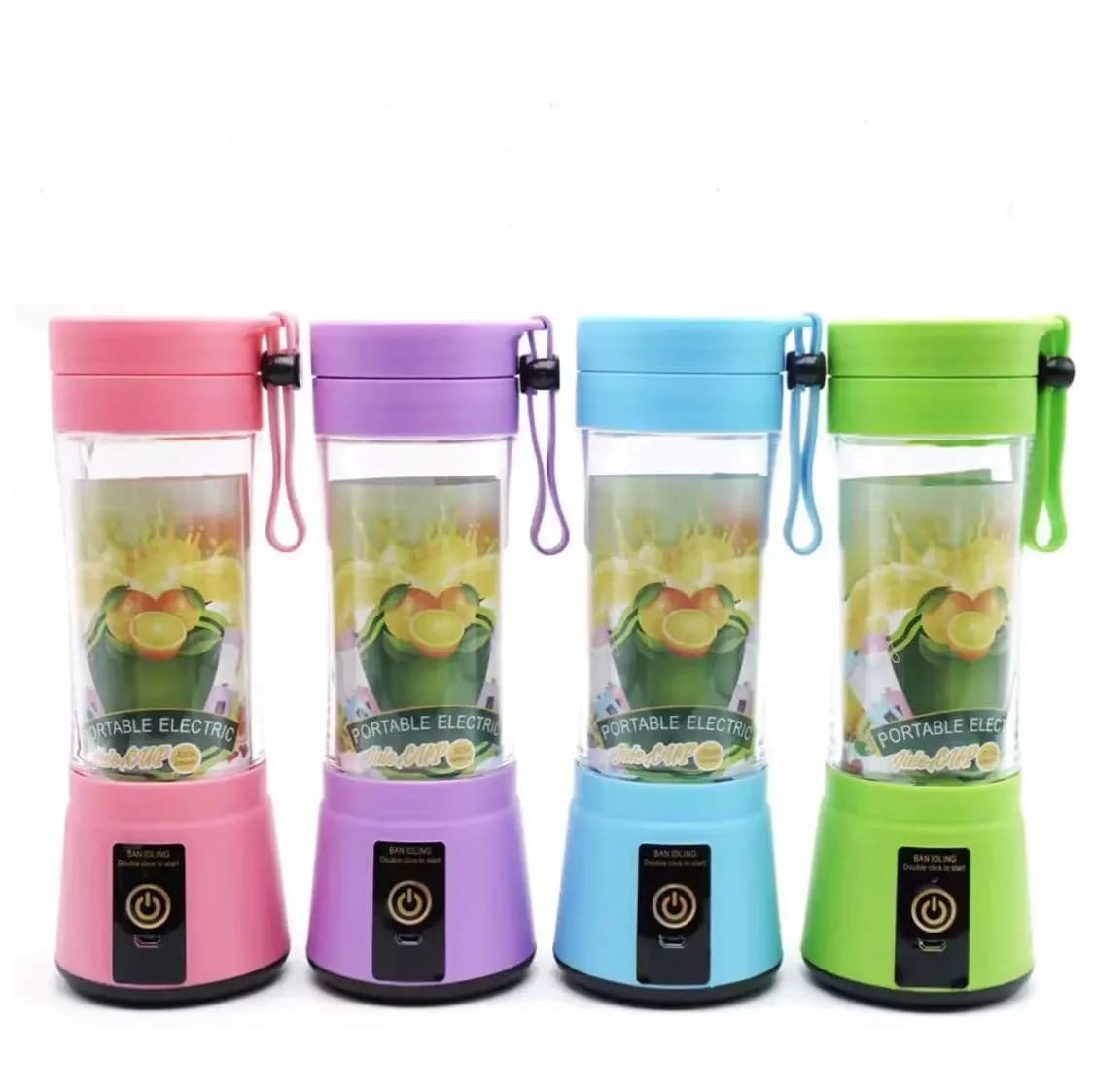 Frullatore elettrico portatile ricaricabile Mini USB 6 lame Frullato Fruit Professor Wireless a casa