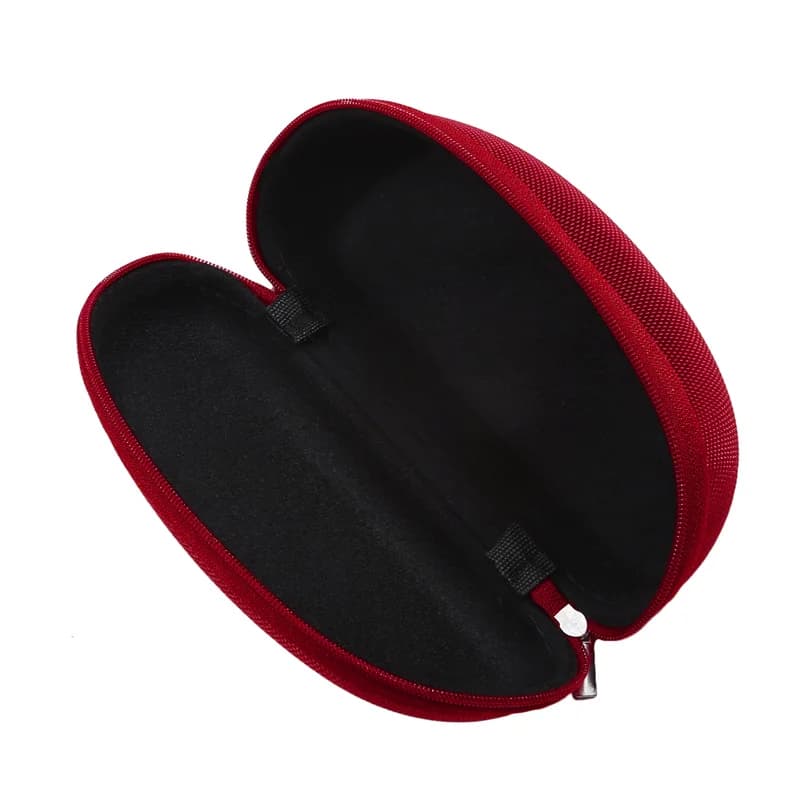 Custodia per Occhiali in EVA con Moschettone, Custodie Rigide Colorate per Occhiali da Sole, Scatola Protettiva con Cerniera per Occhiali, Accessori per Occhiali