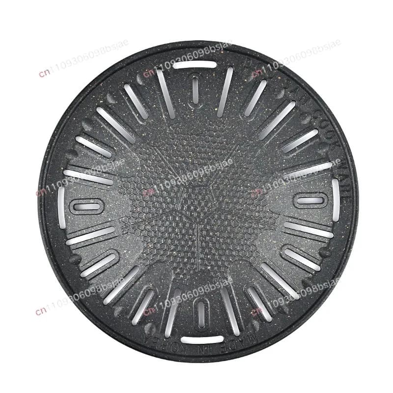 Korean barbecue home grill plate, charcoal grill meat plate, charcoal grill plate, commercial grate non-stick frying plate