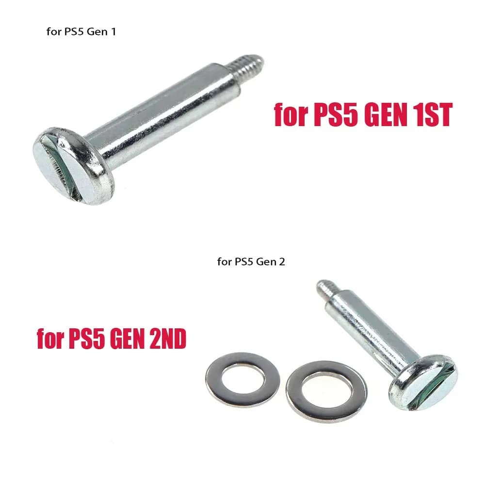 5 Set di Viti per Base di Ricarica PS5, Viti per Console di Gioco PS5 1a e 2a Generazione, Parti di Ricambio per Riparazione