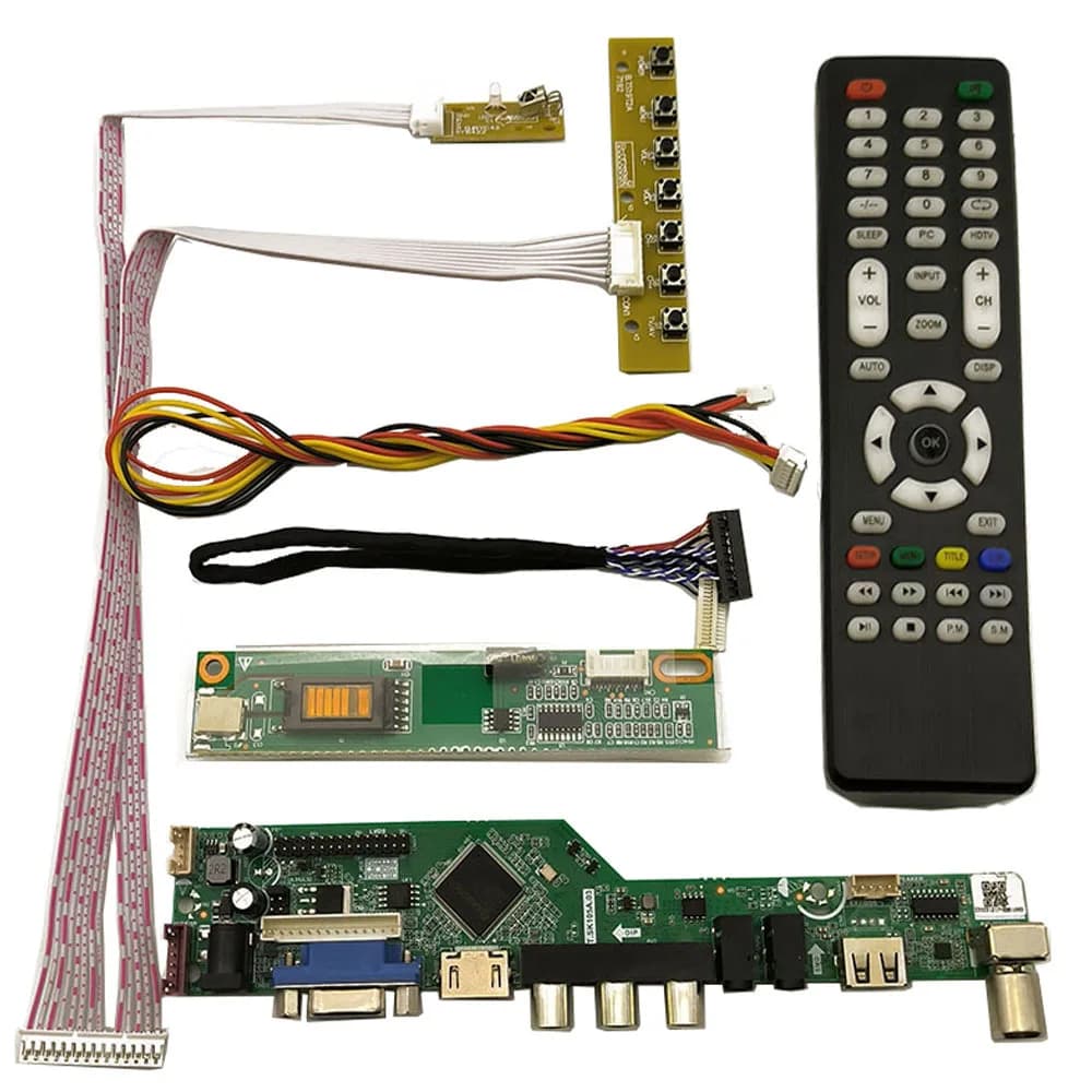 Nuovo Kit Scheda TV per B154EW08 LTN154AT01 LTN154AT07 TV + HDMI + VGA + AV + USB LCD Schermo LED Driver della Scheda Controller