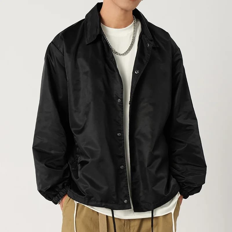 Autumn New Casual Loose Jackets Fashion Solid Color Men's Coats Streetwear Casual Long Sleeve Shirts New Simple Style Clothing