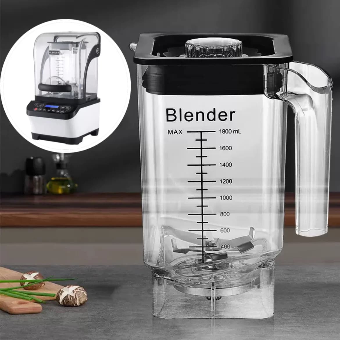 1,8 liters original blender cup for DELIBA mixing cup DLB mixing cup Commercial blending machine Accessories Kitchenaid