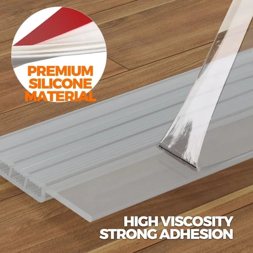 Self Adhesive Door Bottom Seal Strip Winter-Proof Strong Adhesive Windshield Sealing Tape Dust-Proof Door Weather Stripping