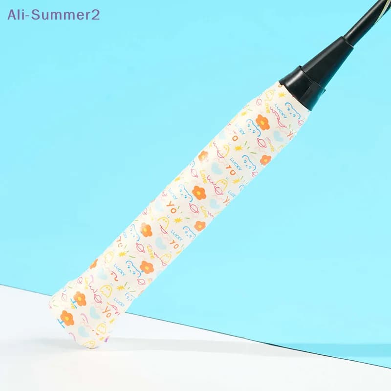 {Summer2} 【Summer2】Overgrip per racchetta da badminton, assorbimento del sudore, antiscivolo, nastro per impugnatura per canna da pesca, resistente agli urti, resistente all'usura