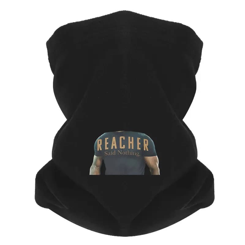 REACHER Said Nothing Bold Men Sciarpa da esterno Maschera Ghetta per il collo Cappello Berretto da donna Copricapo Antivento Tenere al caldo Inverno Multifunzionale