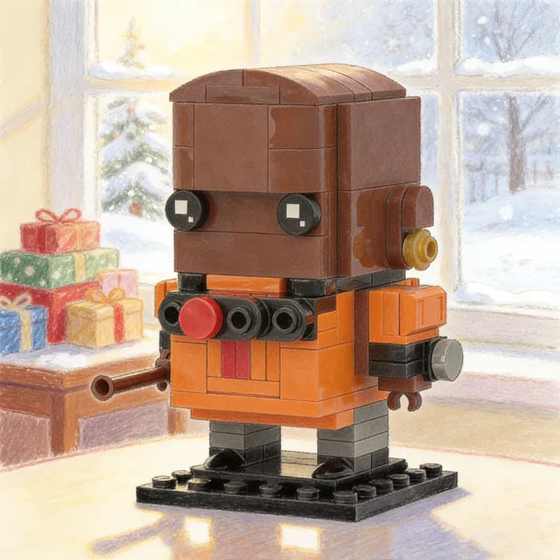 132 pz MOC Marteellus Wallace Pulp Fiction Brickheadz Modello Building block regali Di Natale giocattolo Costruzione Istruzione idea