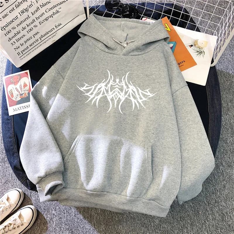 2025 nuove donne di arrivo felpe stile Y2K con cappuccio manica lunga pullover ragazze urbano moda casual allentata felpe streetwear